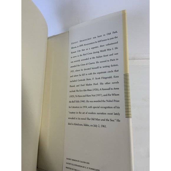 Ernest Hemingway THE OLD MAN AND THE SEA Brand New Edition Hemingway House HB DJ - Picture 4 of 6